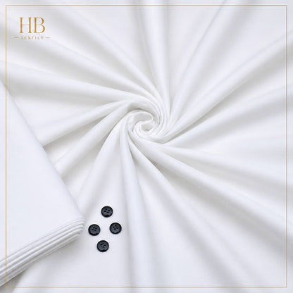 HB Textile White – Premium Edition Wash & Wear Unstitched Fabric